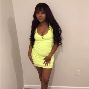 Yellow Baby Doll Dress